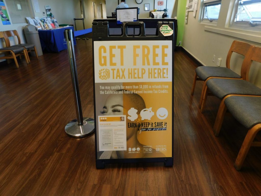 Get free tax help sign